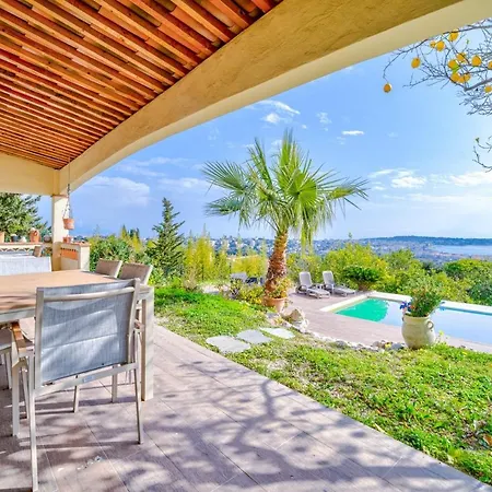 Sumptuous House With Pool And Sea View * Vallauris